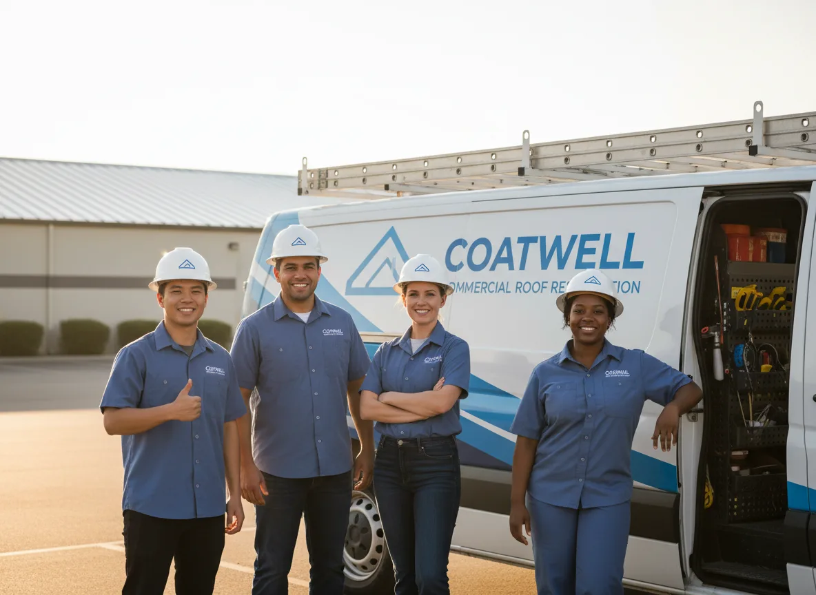 Commercial roof coating company in Central City, IA